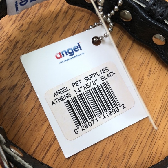 BNWT Angel leather dog collar - Picture 2 of 4